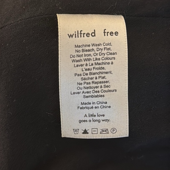 Aritzia - Wilfred Free - Zip Up Teddy Jacket - Black - Size M - Picture 9 of 10